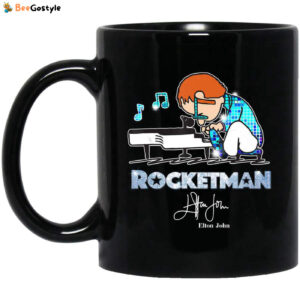 Elton John Playing Piano Rocketman Gift Coffee Mug