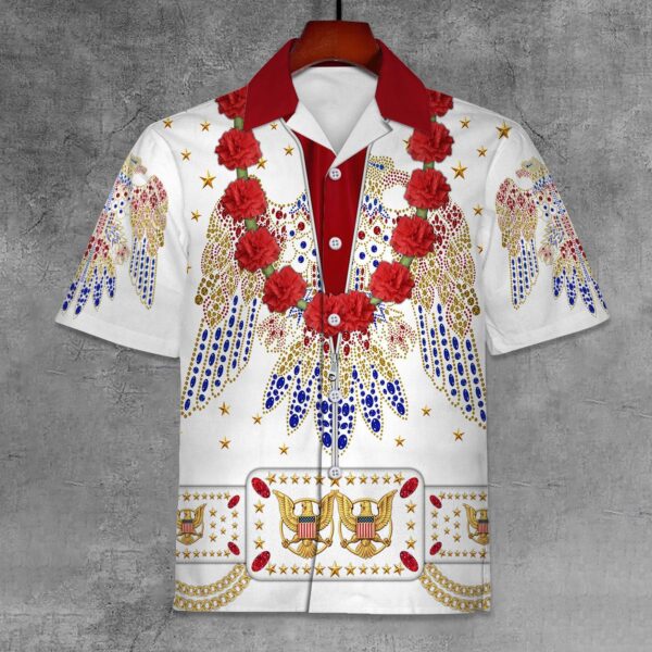 Elvis Aloha From Hawaii Flower Unisex Hawaiian Shirt