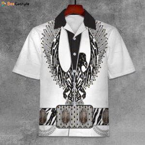 Elvis Black Phoenix Unisex Hawaiian Shirt