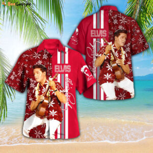 Elvis Presley 3D Hawaii Shirt Gift