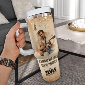 Elvis Presley 40oz Stanley Tumbler Gift - Gift for Fans - Gift for Fans 1