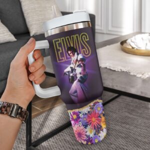 Elvis Presley 40oz Stanley Tumbler Gift - Gift for Fans - Gift for Fans 1