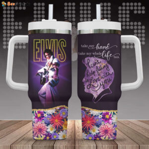 Elvis Presley 40oz Stanley Tumbler Gift - Gift for Fans - Gift for Fans