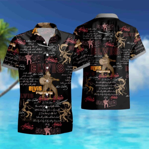 Elvis Presley All Over Printed Hawaiian Shirt Maria summer shirt