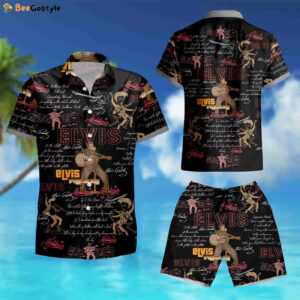Elvis Presley All Over Printed Hawaiian Shirt Maria summer shirt