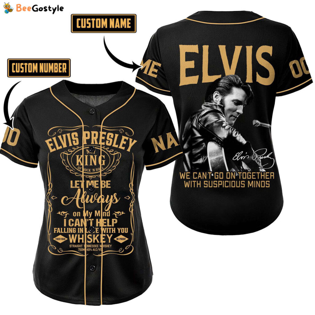 Elvis Presley Baseball Jersey For Men Women And Kids Gift for Fans Elvis Presley Baseball Jersey For Men Women And Kids Gift for Fans