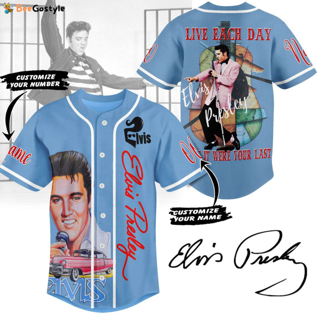 Elvis Presley Baseball Jersey For Men Women And Kids Gift for Fans Elvis Presley Baseball Jersey For Men Women And Kids Gift for Fans