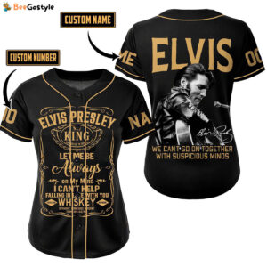 Elvis Presley Baseball Jersey For Men Women And Kids Gift for Fans