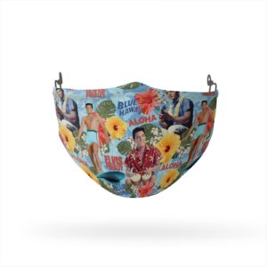 Elvis Presley Blue Hawaii Reusable Cloth Face Mask 1
