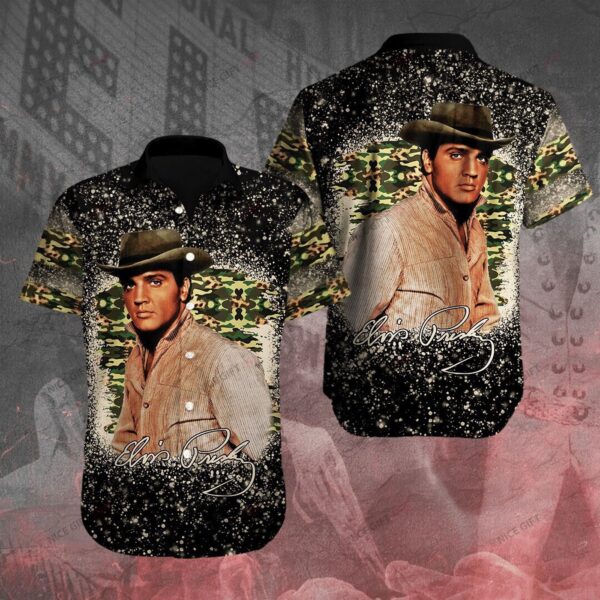 Elvis Presley Hawaiian 3D Shirt  Gift for Men Women