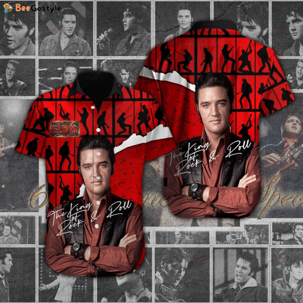 Elvis Presley Hawaiian 3D Shirt Gift for Men Women Elvis Presley Hawaiian 3D Shirt Gift for Men Women