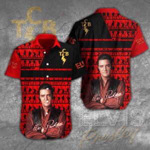 Elvis Presley Hawaiian 3D Shirt Gift for Men Women 1