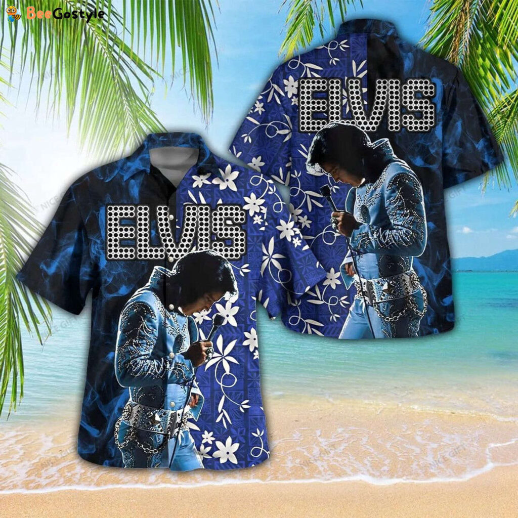 Elvis Presley Hawaiian 3D Shirt Gift for Men Women Elvis Presley Hawaiian 3D Shirt Gift for Men Women