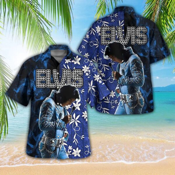 Elvis Presley Hawaiian 3D Shirt  Gift for Men Women