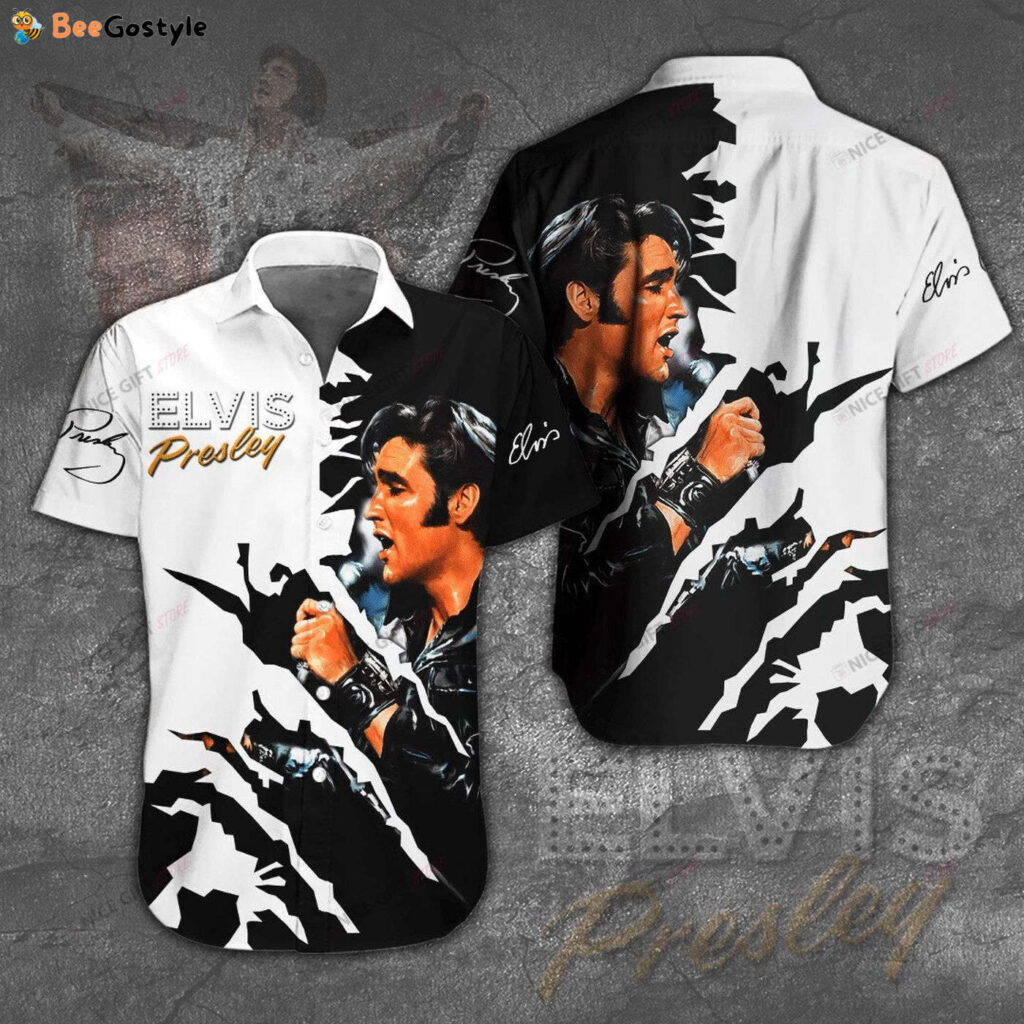 Elvis Presley Hawaiian 3D Shirt Gift for Men Women Elvis Presley Hawaiian 3D Shirt Gift for Men Women
