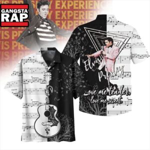 Elvis Presley Love Me Tender Love Me Sweet Summer Hawaiian Shirt 1