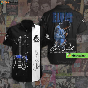 Elvis Presley Shirt Collection: Button Down Hawaii King Elvis Gifts