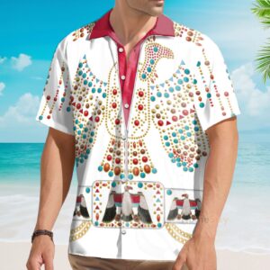 Elvis Presley Thunderbird Cosplay Costume - Hawaiian Shirt 1