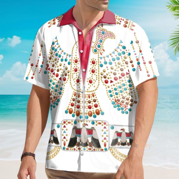 Elvis Presley Thunderbird Cosplay Costume – Hawaiian Shirt
