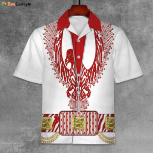 Elvis Red Phoenix Unisex Hawaiian Shirt
