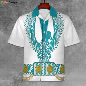 Elvis Turquoise Phoenix Unisex Hawaiian Shirt