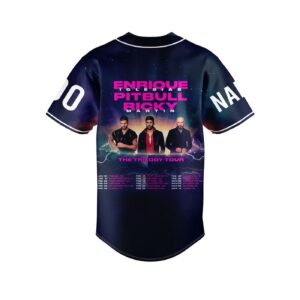 Enrique Iglesias Pitbull Ricky Baseball Jersey For Men Women And Kids Gift for Fans 1