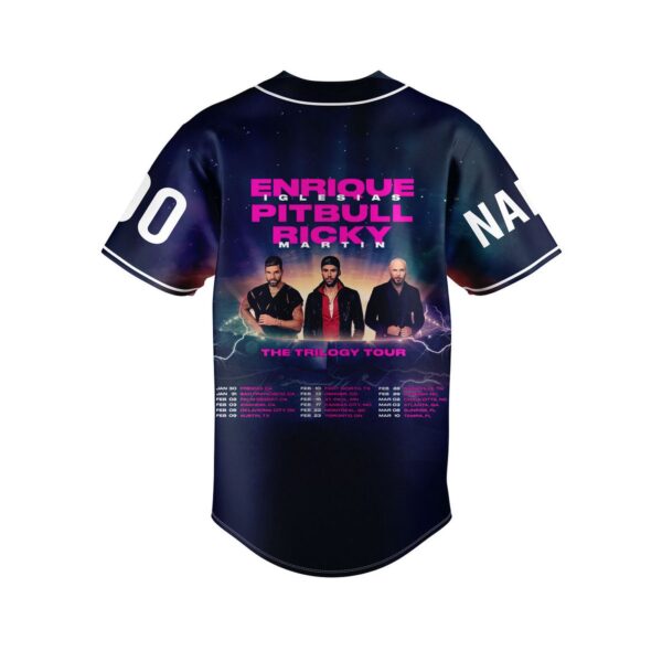 Enrique Iglesias Pitbull Ricky Baseball Jersey For Men Women And Kids Gift for Fans