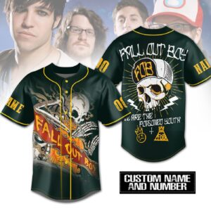 Fall Out Boy Baseball Jersey For Men Women And Kids Gift for Fans 1