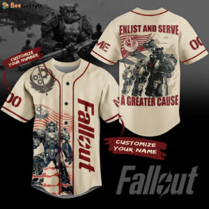 Fallout Enlist And Serve Baseball Jersey For Men Women And Kids Gift for Fans