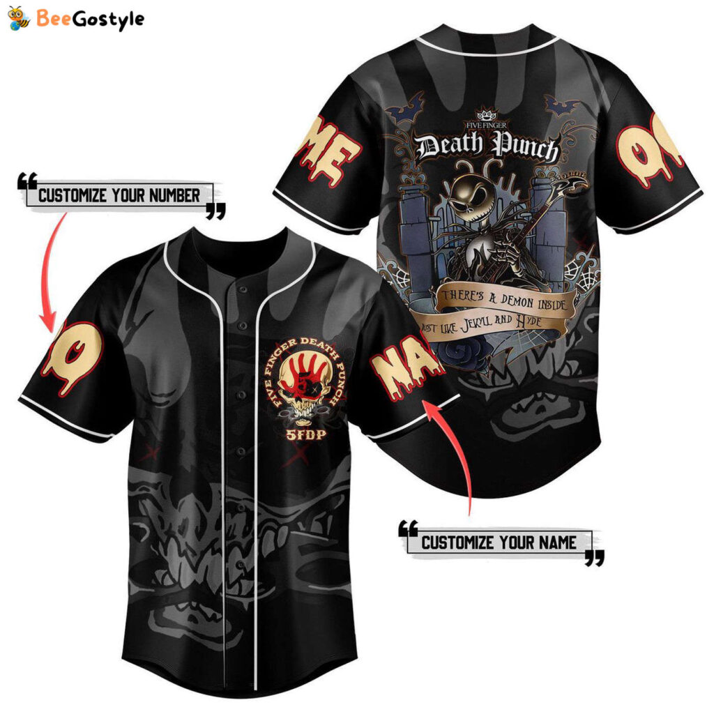 Five Finger Death Punch Baseball Jersey For Men Women And Kids Gift for Fans Five Finger Death Punch Baseball Jersey For Men Women And Kids Gift for Fans