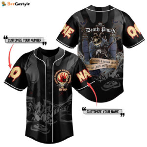 Five Finger Death Punch Baseball Jersey For Men Women And Kids Gift for Fans