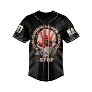 Five Finger Death Punch Baseball Jersey For Men Women And Kids Gift for Fans 3