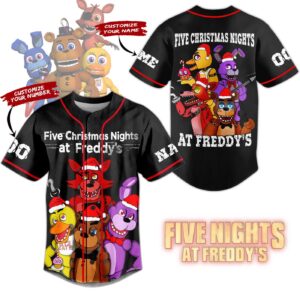 Five Nights at Freddy Baseball Jersey For Men Women And Kids Gift for Fans 1