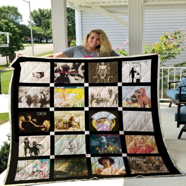 Fleetwood Mac Albums Quilt Blanket