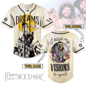 Fleetwood Mac Baseball Jersey For Men Women And Kids Gift for Fans