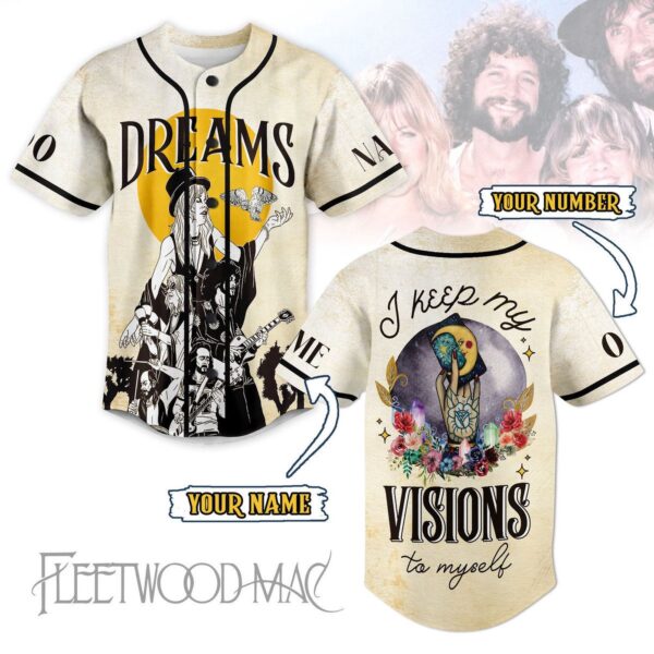 Fleetwood Mac Baseball Jersey For Men Women And Kids Gift for Fans