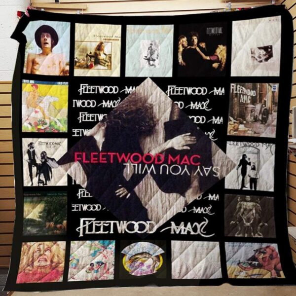 Fleetwood Mac Studio Albums Quilt Blanket