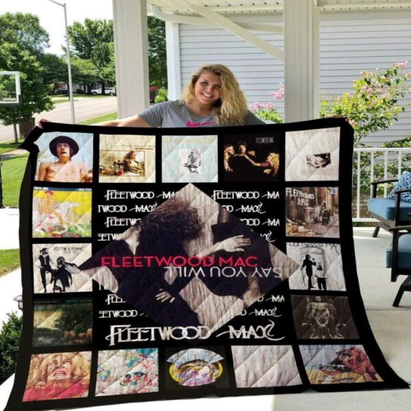 Fleetwood Mac Studio Albums Quilt Blanket