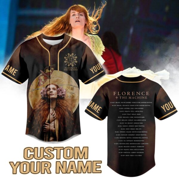 Florence & The Machine Baseball Jersey For Men Women And Kids Gift for Fans