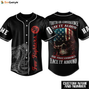 Foo Fighters Baseball Jersey For Men Women And Kids Gift for Fans