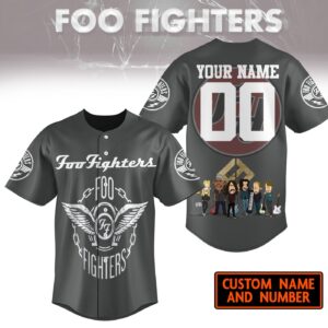 Foo Fighters Baseball Jersey For Men Women And Kids Gift for Fans 1