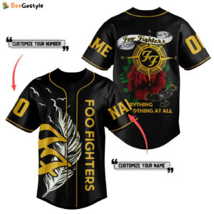 Foo Fighters Baseball Jersey For Men Women And Kids Gift for Fans