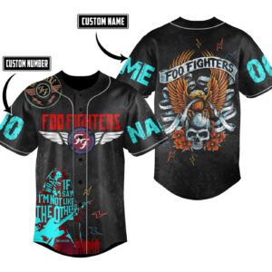Foo Fighters Baseball Jersey For Men Women And Kids Gift for Fans 3