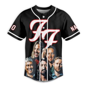 Foo Fighters Baseball Jersey For Men Women And Kids Gift for Fans 1