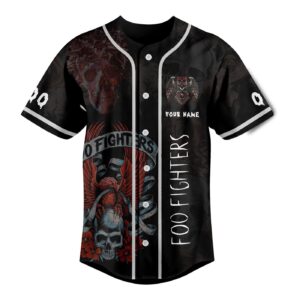 Foo Fighters Baseball Jersey For Men Women And Kids Gift for Fans 1