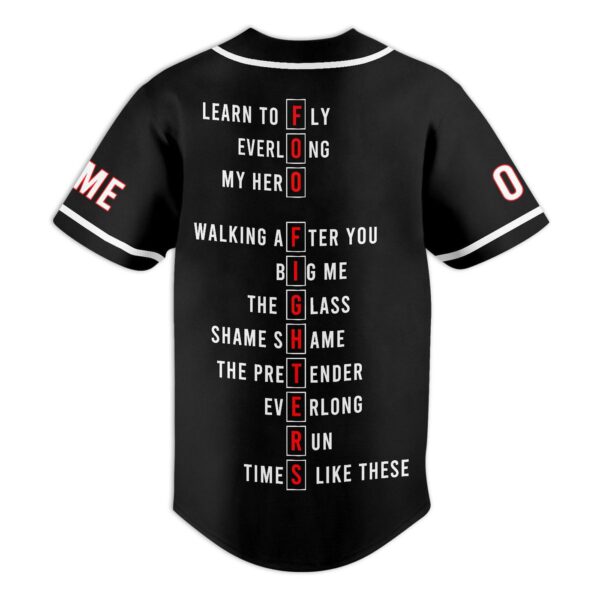 Foo Fighters Baseball Jersey For Men Women And Kids Gift for Fans