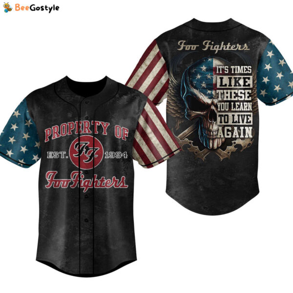 Foo Fighters Baseball Jersey For Men Women And Kids Gift for Fans