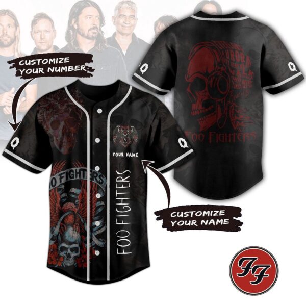 Foo Fighters Baseball Jersey For Men Women And Kids Gift for Fans
