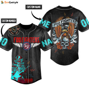 Foo Fighters Baseball Jersey For Men Women And Kids Gift for Fans