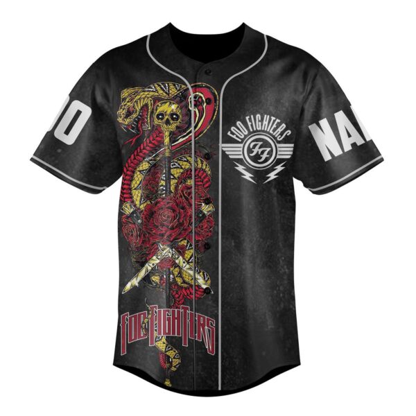 Foo Fighters Baseball Jersey For Men Women And Kids Gift for Fans